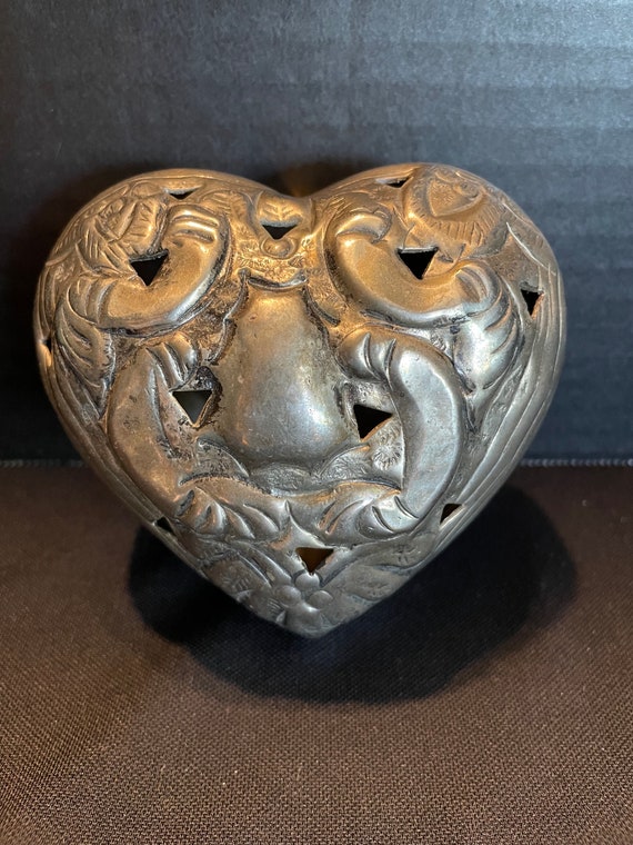 1980’s Silverplated Heart Trinket Dish