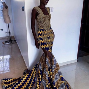 African Prom dress, African wedding dress