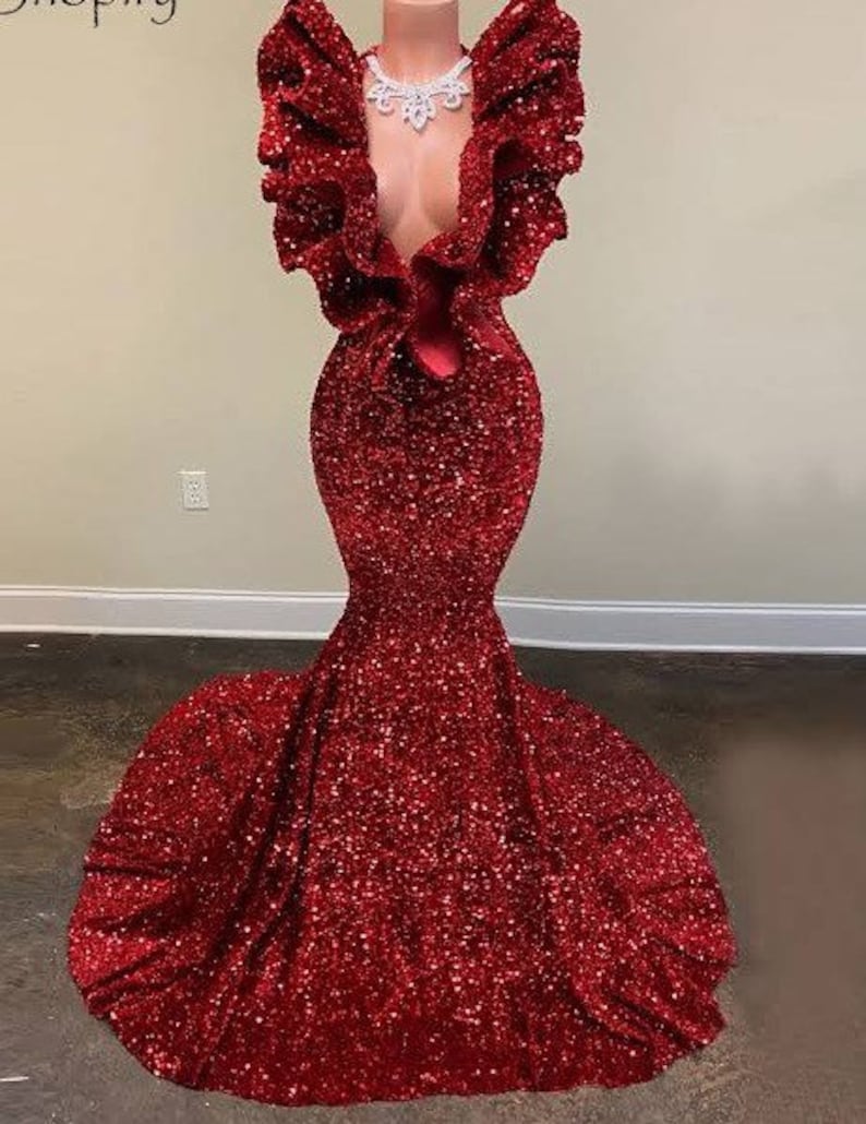 red dress for wedding reception