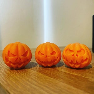 La cire de citrouille 3D fond