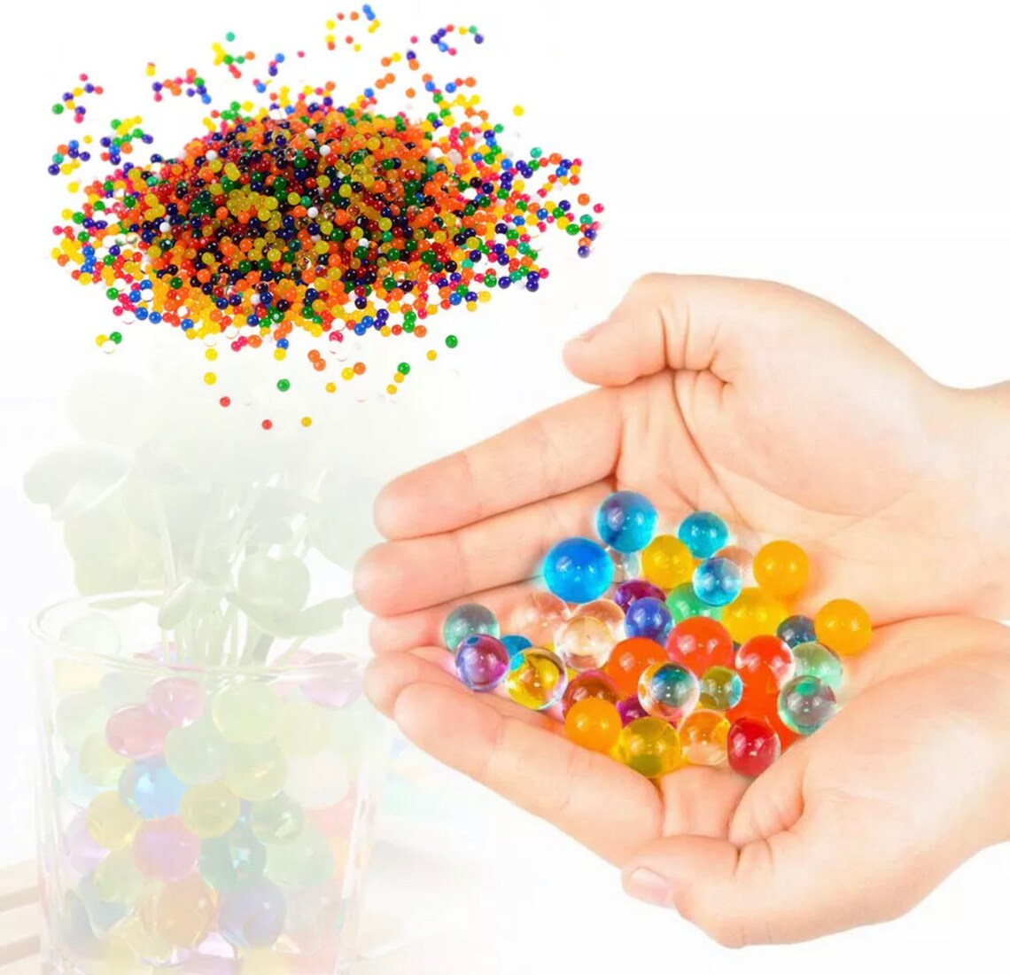 5000 Orbeez Water Expanding Aqua Gel Soil Crystal Colourful Etsy