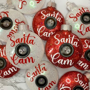 CUSTOMIZABLE Santa Cam Ornament