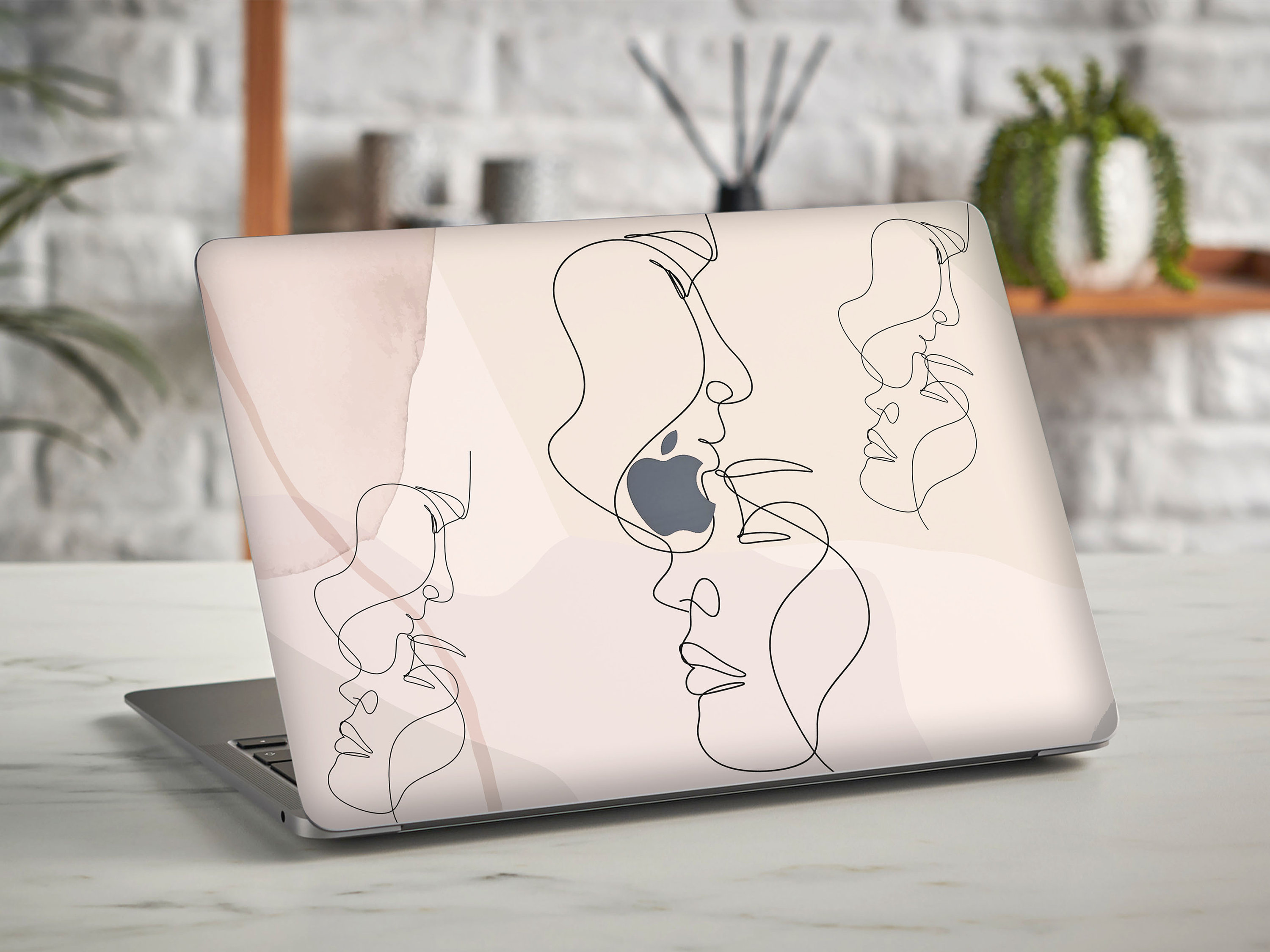 Neutral Abstract Painting MacBook Skin MacBook Pro 13 2019 Etsy