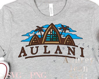 Aulani Design *SVG* PNG DXF Sublimación *Cricut* Silhouette Studio Máquina de corte Walt DisneyWorld Disneyland Hawaii Playa Surf Hawaiano