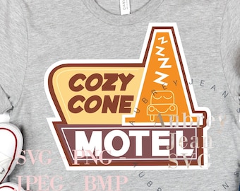 Cozy Cone Logo Cars Land Design * SVG * PNG Sublimation Cricut Silhouette Schneidemaschine Walt DisneyWorld Disneyland Radiator Springs Racers