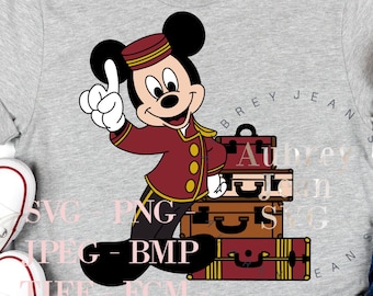 Tower of Terror Mickey Design *SVG* PNG Sublimation *Cricut* Silhouette Cutting Machine Epcot Hollywood Studios DisneyWorld Disneyland Epcot