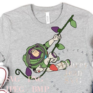 Buzz Lightyear Christmas Lights Design *SVG* PNG Sublimation *Cricut* Silhouette Studio Cutting Machine MVMCP Woody Bullseye Jesse Toy Story