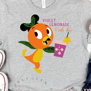 Diseño de pájaro naranja, limonada violeta *SVG* PNG Sublimación Cricut Silhouette Cutting Machine DisneyWorld Disneyland Festival de flores y jardines
