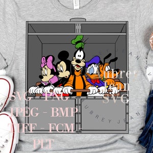 Tower of Terror ontwerp *SVG* PNG-sublimatie * Cricut silhouet snijmachine Guardians of the Galaxy Mission Breakout Mickey Pluto Minnie
