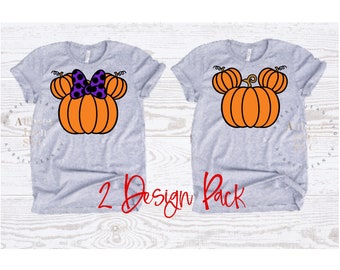 Halloween Mickey & Minnie 2 Design Pack *SVG* PNG Bmp Dxf sublimatie *Cricut* silhouet snijmachine Disneyland Walt DisneyWorld MNSSHP
