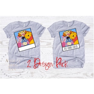 Winnie The Pooh Design*SVG*PNG Bmp Sublimation*Cricut*Silhouette Studio Cutting Machine Walt DisneyWorld Disneyland Eeyore Tigger Piglet