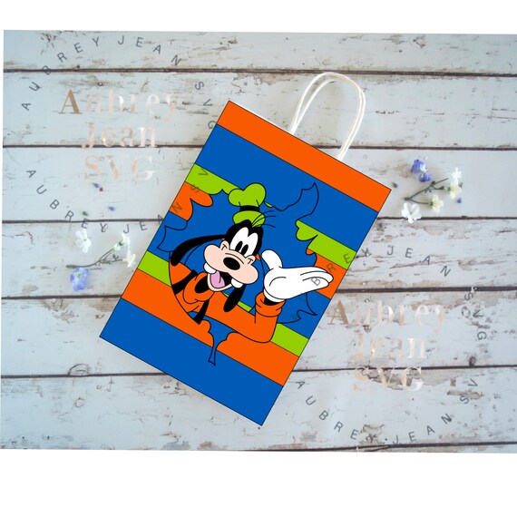 Birthday DIY Goofy Printable Party Favor Bag Design PNG - Etsy
