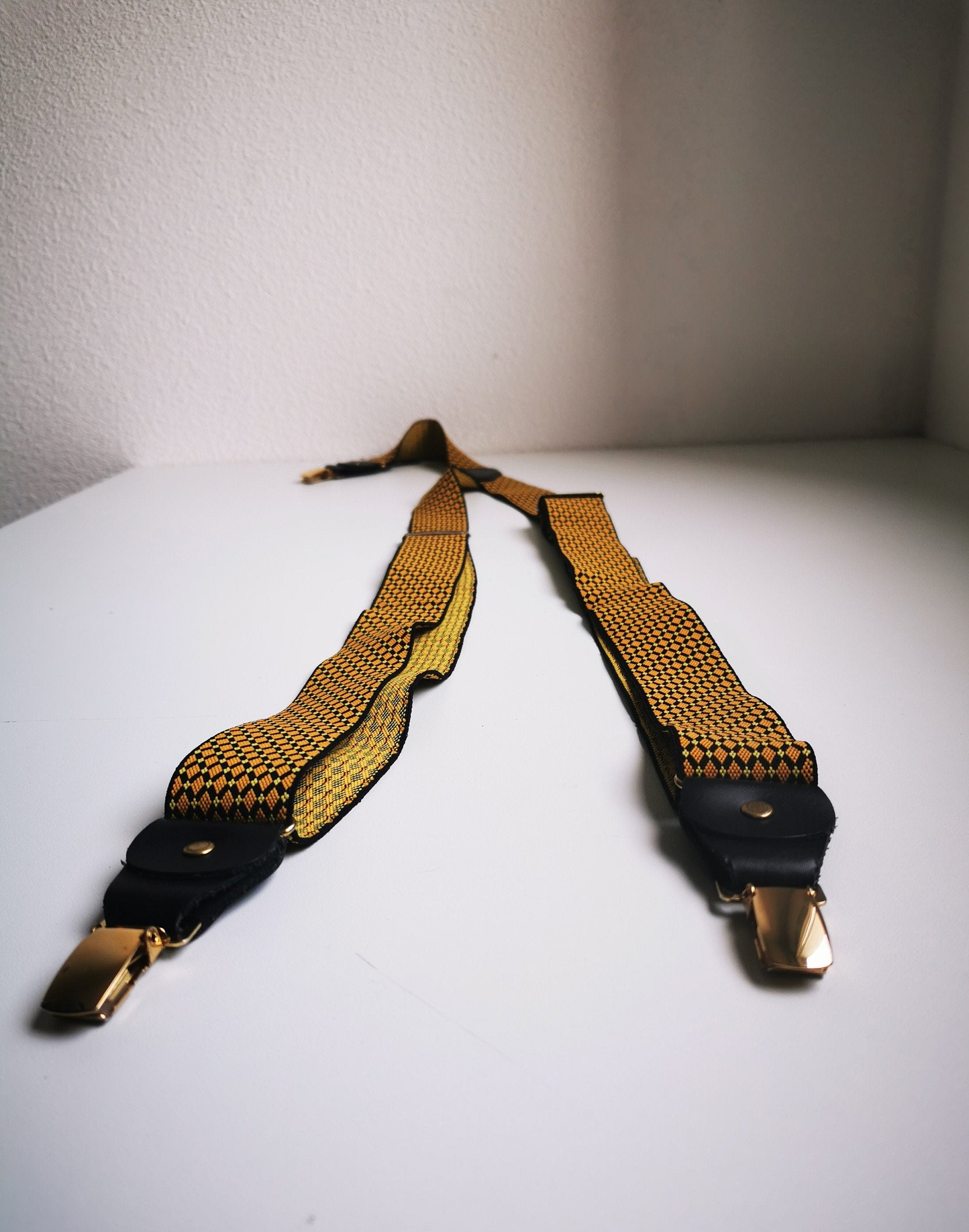 Straps Patterns yellow and black Etsy