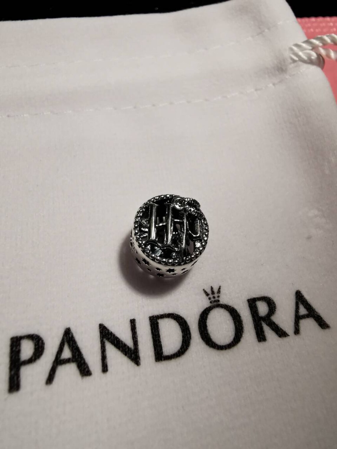 Pandora Harry Potter HP Logo Owl Symbol Charm Sterling Silver | Etsy