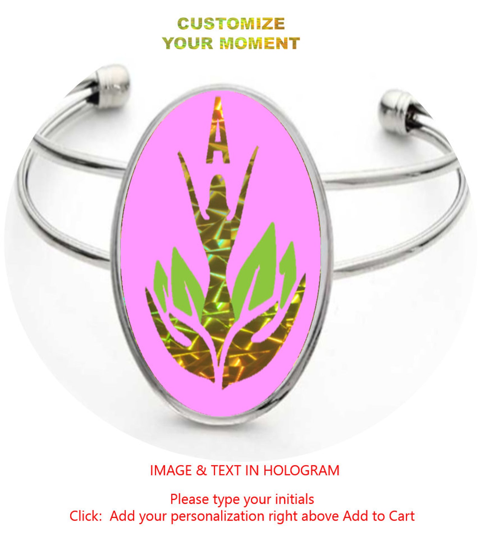 Customize Hologram Bracelet Etsy