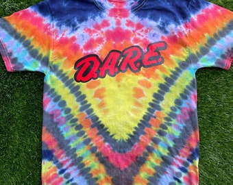 dare tie dye shirt