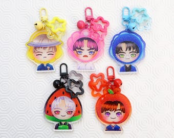 Porte-clés acrylique Love and Deepspace, accessoire de sac LAD