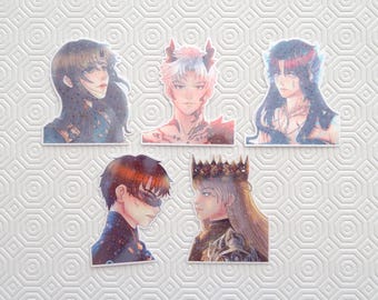Sticker amour et espace lointain, Stickers LAD, Sticker Otome découpé