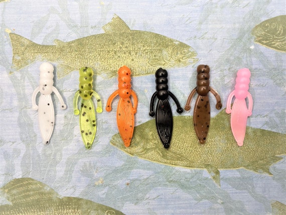 1.75 Beaver Tail GLOW Multi-pack Ice Fishing Trout Crappie Perch