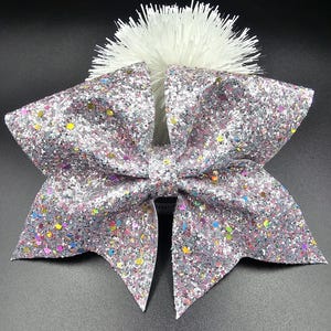Glitter Cheer bow 3&quot; cheerleading cheer gift cheer team cheerleader bow