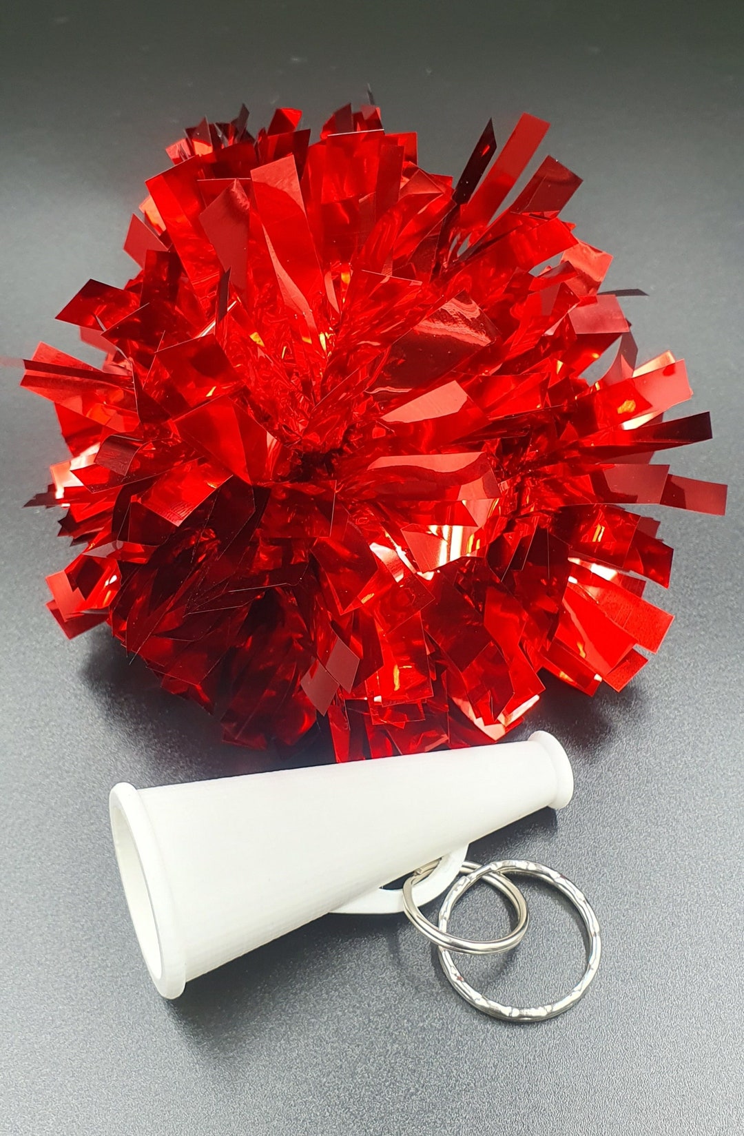 Cheer Mini 3d Megaphone Keyfob Cheerleading Keychain Whistler Etsy