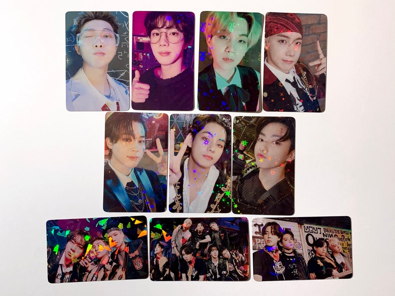 BTS Season's Greetings 2022 Holographic Photocards Etsy