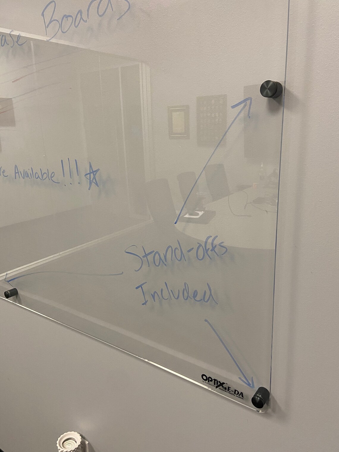 Acrylic Dryerase Boards 24 X 32 standoffs Etsy