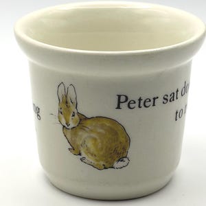 Vintage Wedgewood Peter Rabbit Egg Cup, Collectible China, Beatrix Potter Nursery ware