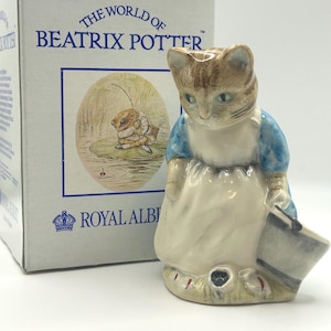 Royal Albert Ribby and the Patty Pan Figure, Boxed Beatrix Potter China Figurine, Collectible Figure