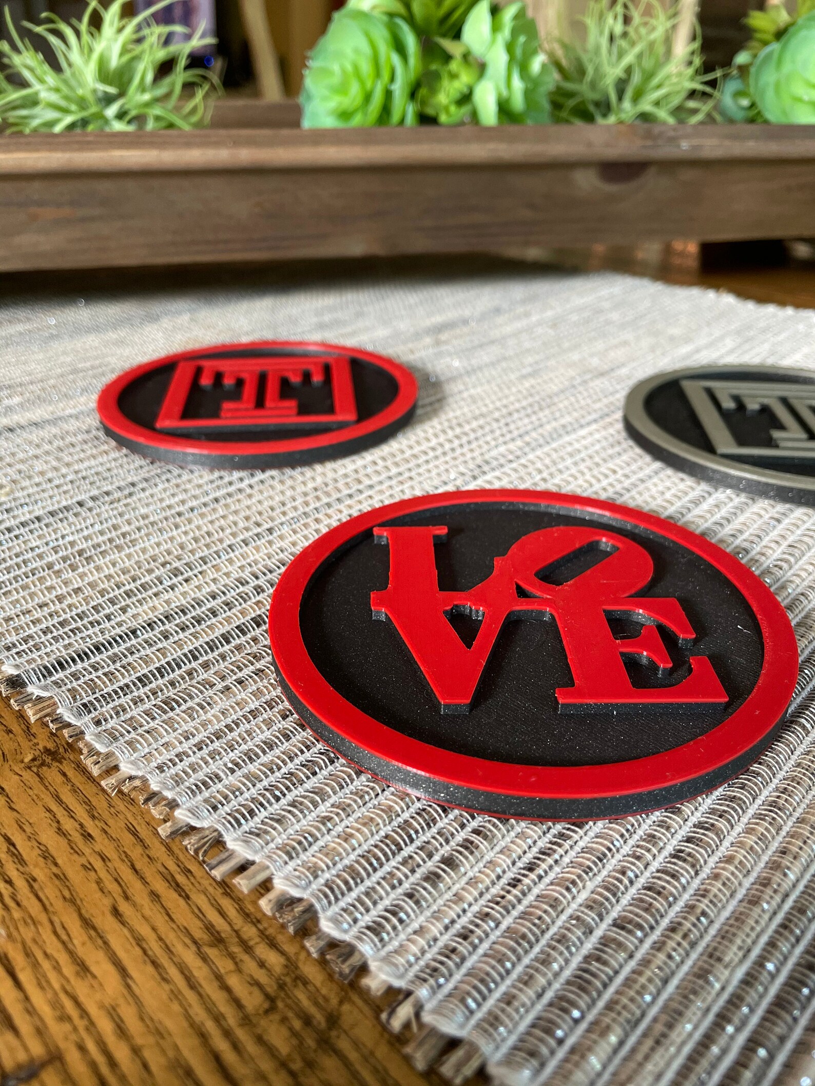 Individual Custom Coasters 3D Printed Etsy