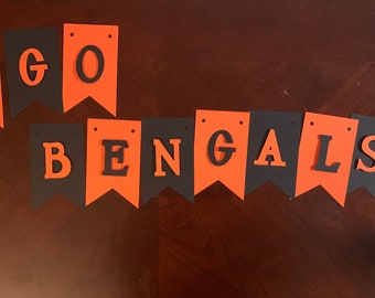 Heja Bengals! Cincinnati Bengals! Fotbollsbanner
