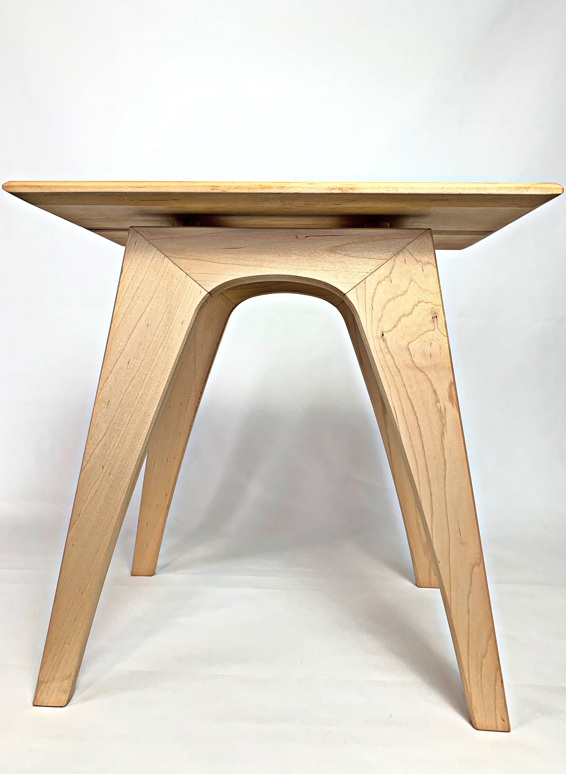 Custom Mid Century Design End Table Blondie Made Etsy