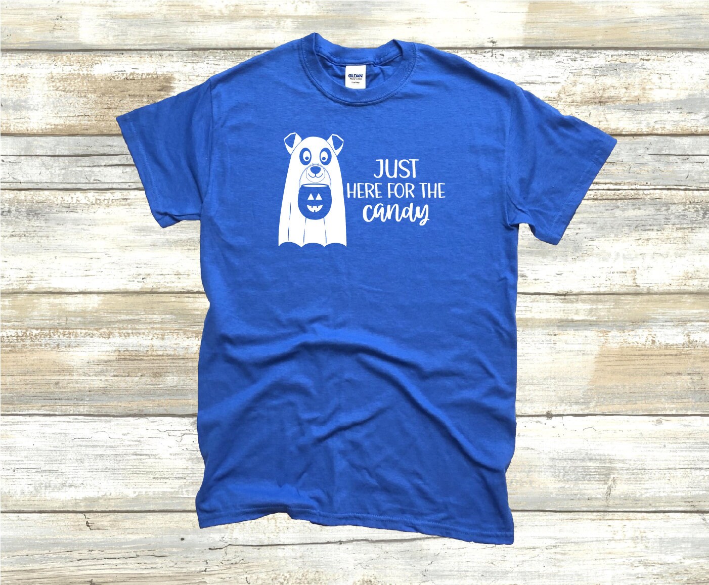 Happy Dog in Ghost Unisex Shirt Fall 