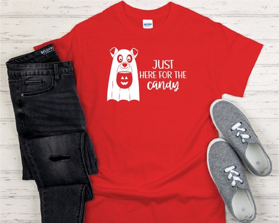 Happy Dog in Ghost Unisex Shirt Fall 