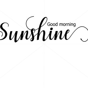 Buenos dias sol archivo digital SVG PNG JPEG