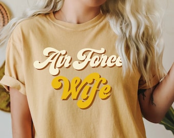 Military wife Comfort Colors T-shirt/military wife shirt/Proud military wife gift/gift for military wife/Deployment Graduation tee gift