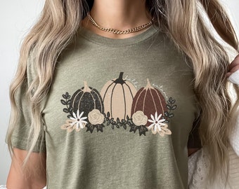 Hello Autumn Pumpkin T-shirt/pumpkin shirt/Halloween pumpkin tee/autumn fall shirt/Thanksgiving shirt/cute pumpkin tee/cute holiday tee gift