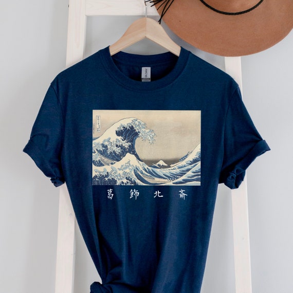 The Great Wave Off Kanagawa Hokusai Japanese Art T-Shirt The Great Wave Off Kanagawa Hokusai Japanese Art T-Shirt