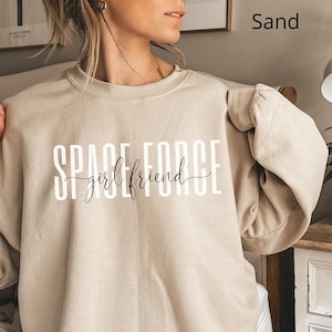 Military girl friend Crewneck Sweatshirt/Proud MIlitary girl friend gift/Deployment Gift/Graduation/milso sweater/proud girlfriend