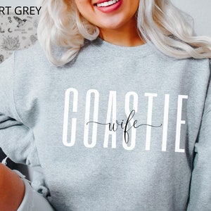 Military wife Crewneck Sweatshirt/Military wife shirt/milso/military wife shirt/deployment gift/graduation gift/proud military wife gift