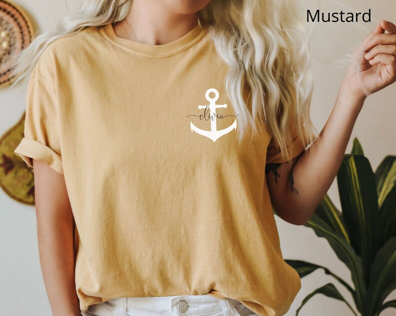 Cruise vibes only T-shirt/Custom cruise t-shirts/Family cruise shirts/comfort colors unisex/family vacation tee/family matching cruise shirt bild 5