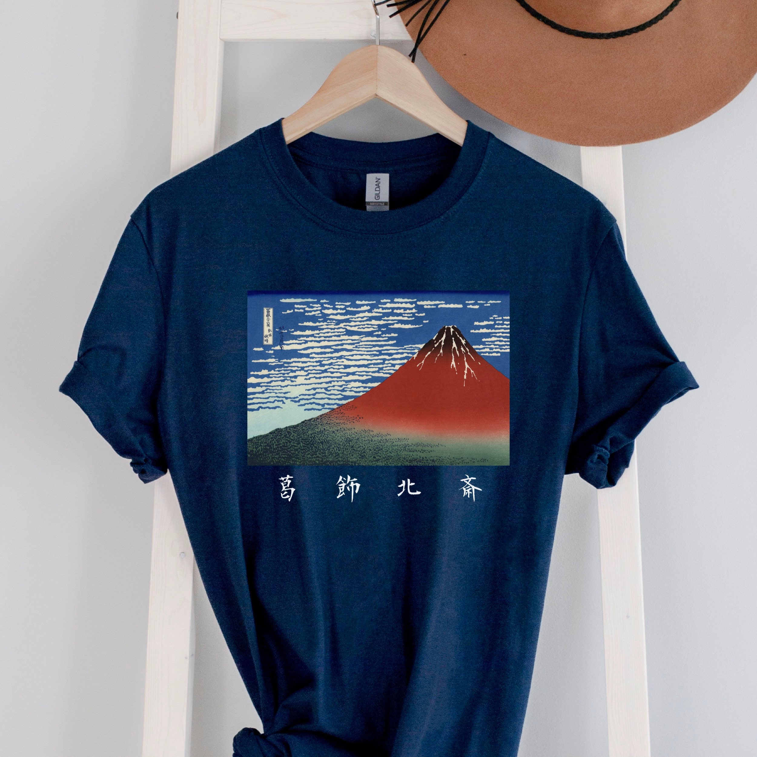 Mt. Fuji T-shirt by Katsushika Hokusai/japanese Art Shirt