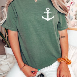 Cruise vibes only T-shirt/Custom cruise t-shirts/Family cruise shirts/comfort colors unisex/family vacation tee/family matching cruise shirt bild 6