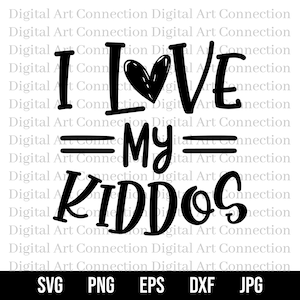 Ich liebe meine Kiddos SVG, Kiddos SVG, Liebe meine Kiddos svg, Ich liebe meine Kinder svg, Liebe svg, I love my Kids svg, Cricut Cut File