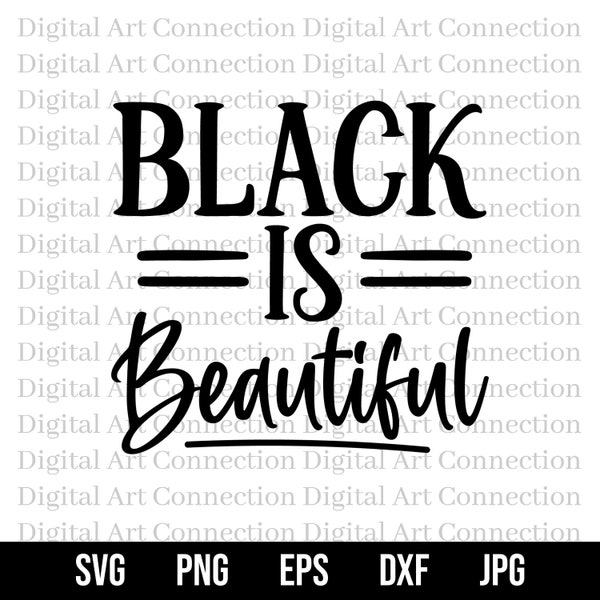 Black Is Beautiful SVG, Beautifully Black SVG, Black Love svg, Self-Love svg, Black svg, African American svg, Cricut Cut File