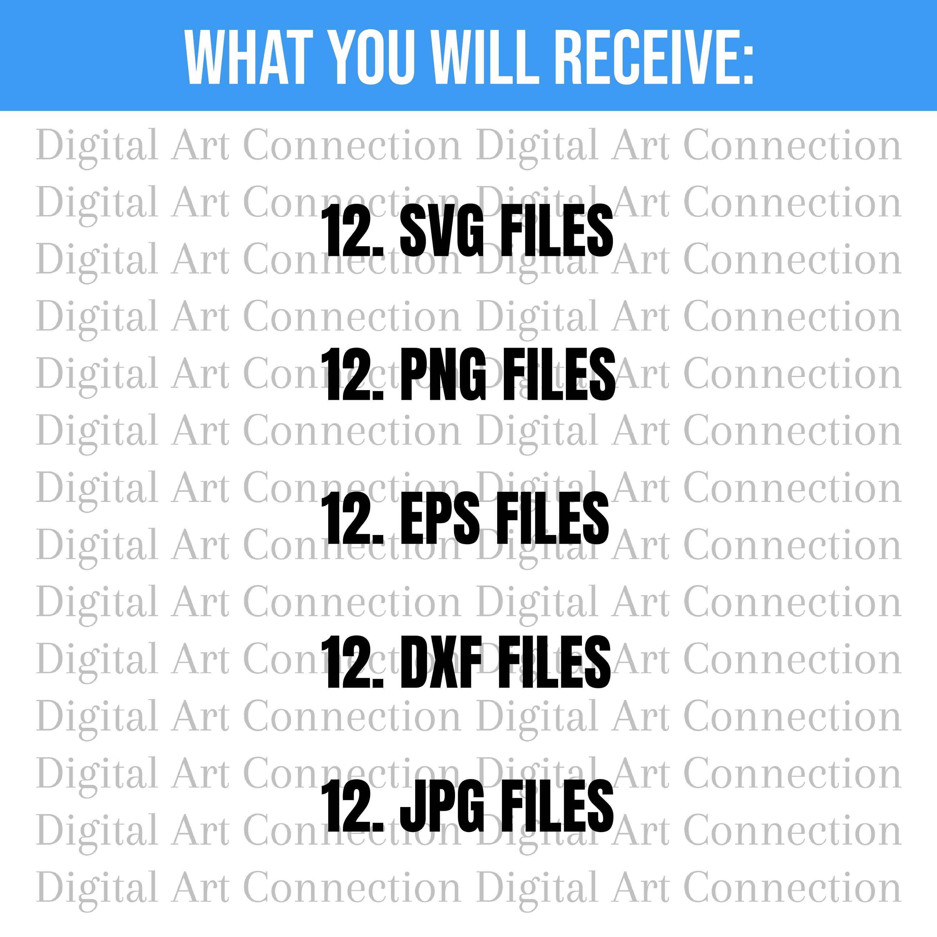 Months of the Year SVG Bundle, Cricut Cut Files (digital Download) - Etsy