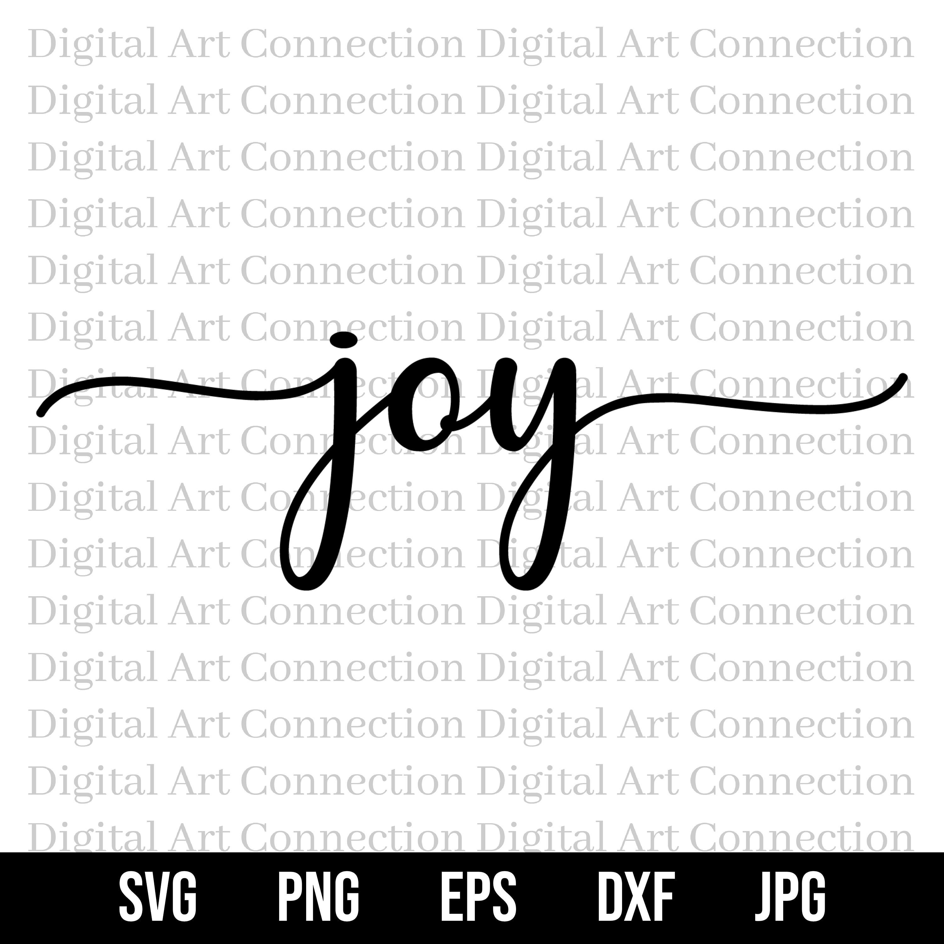 Joy SVG Joy Word SVG Joy Stylish Word Text Svg Text Svg - Etsy