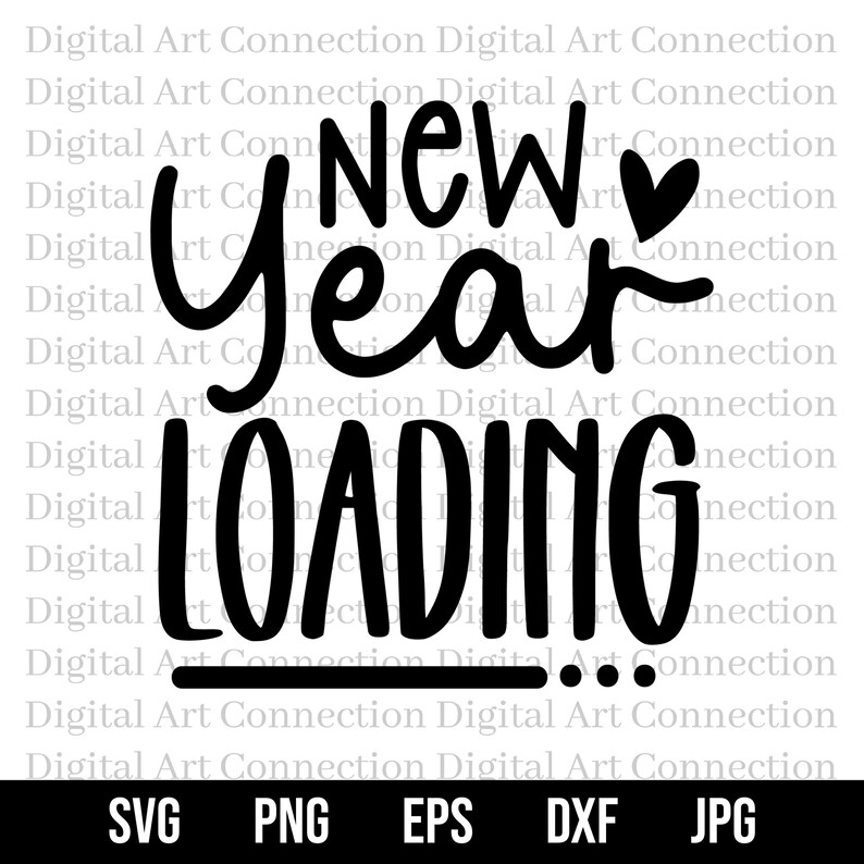 New Year Loading SVG, Cricut Cut File (digital Download) - Etsy