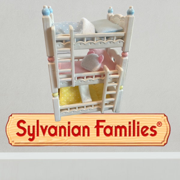 Vintage Calico Critters | Epoch Families | Sylvanian Families | Bunk Beds |CC2624