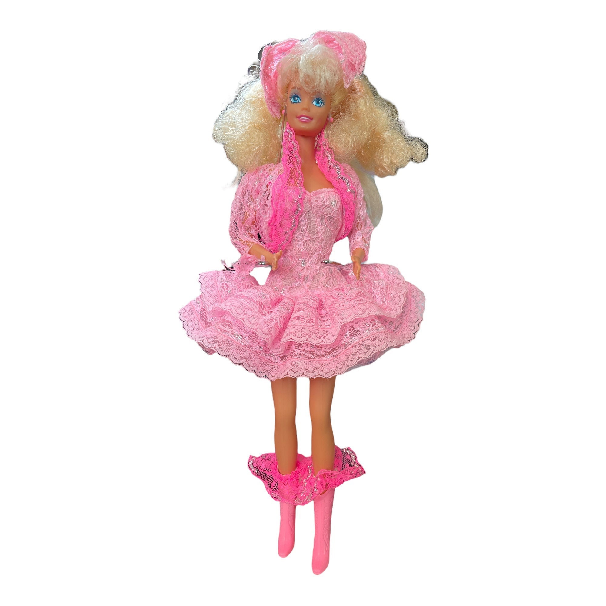 Vintage Light and Lace Barbie Doll Lace Barbie 1990s Pink Etsy